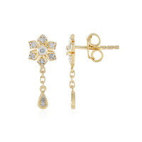 Boucles d'oreilles en argent et Diamant I2 (I)