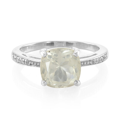Bague en argent et Orthose