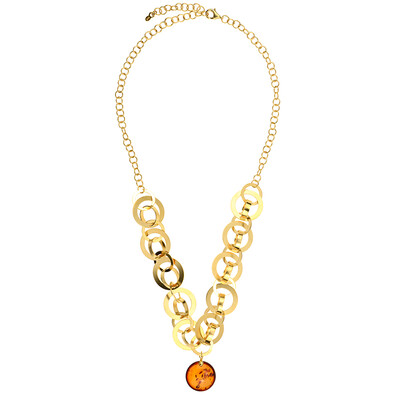 Collier en argent et Ambre baltique (dagen)