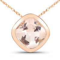Collier en or et Morganite