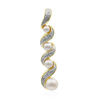 Pendentif en argent et Perle de culture d'eau douce