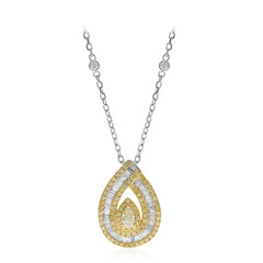 Collier en or et Diamant jaune SI1 (CIRARI)