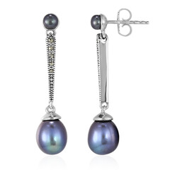 Boucles d'oreilles en argent et Perle de culture d'eau douce (TPC)
