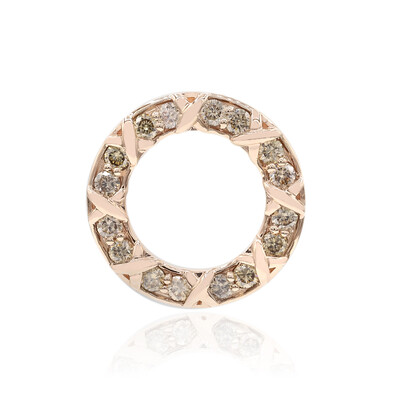 Pendentif en or et Diamant rose de France SI1 d'Argyle  (Annette)
