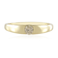 Bague en or et Diamant VS1 champagne