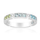 Bague en argent et Topaze blanche