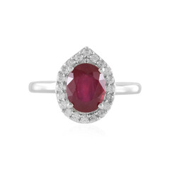 Bague en argent et Rubis de Bemainty