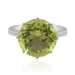 Bague en argent et Quartz de l'Ouro Verde (Tenner Diniz)
