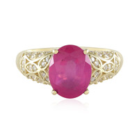 Bague en or et Saphir parme (de Melo)