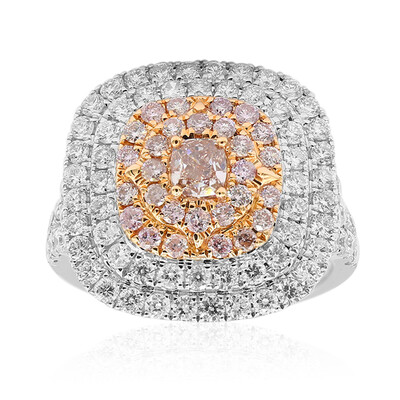 Bague en or et Diamant rose I1 (CIRARI)
