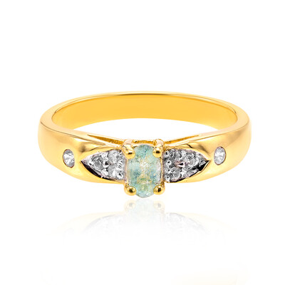 Bague en argent et Tourmaline Paraiba du Brésil