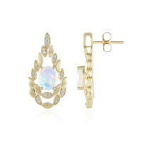 Boucles d'oreilles en or et Opale Welo AAA (de Melo)