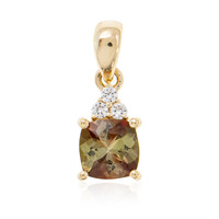 Pendentif en or et Andalousite