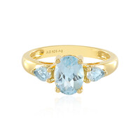 Bague en argent et Topaze bleu ciel