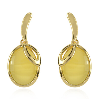 Boucles d'oreilles en argent et Ambre baltique (dagen)