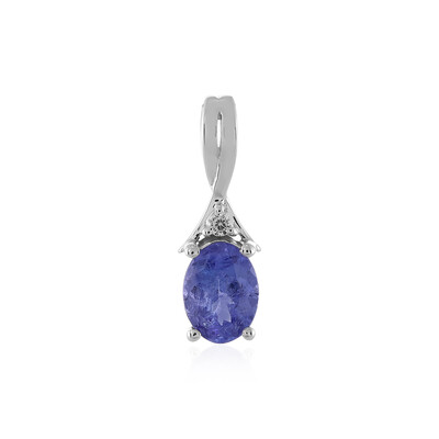 Pendentif en argent et Tanzanite non chauffée
