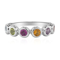 Bague en argent et Topaze bleu ciel