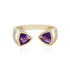 Bague en or et Améthyste de Sibérie (de Melo)