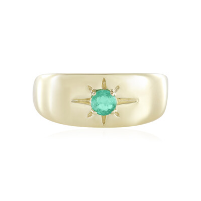 Bague en or et Emeraude de Zambie (de Melo)