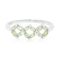 Bague en argent et Alexandrite du Brésil