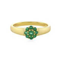 Bague en argent et Emeraude de Colombie