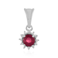 Pendentif en argent et Rubis de Madagascar