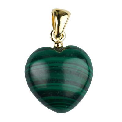 Pendentif en argent et Malachite