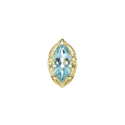 Pendentif en or et Topaze bleu ciel (dagen)