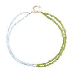 Collier en argent et Péridot