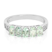 Bague en argent et Tourmaline Paraïba