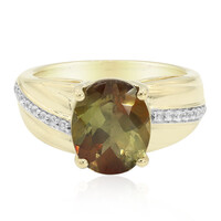 Bague en or et Andalousite