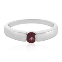Bague en argent et Grenat Rhodolite