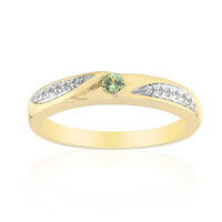 Bague en or et Grenat Démantoïde de Madagascar (John Ferry)