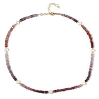 Collier en argent et Spinelle (Riya)
