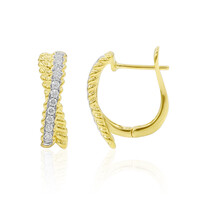 Boucles d'oreilles en or et Diamant IF (D)