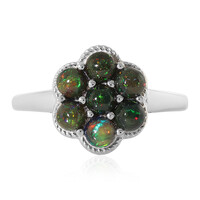 Bague en argent et Opale Mezezo