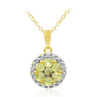 Collier en argent et Péridot