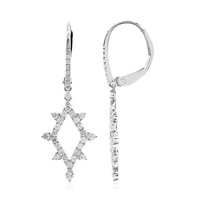 Boucles d'oreilles en or et Diamant SI1 (H) (CIRARI)