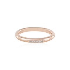 Bague en argent et Diamant SI2 (J)