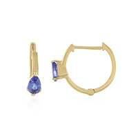 Boucles d'oreilles en argent et Tanzanite AAA