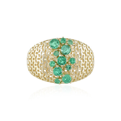 Bague en or et Emeraude de Colombie (Ornaments by de Melo)