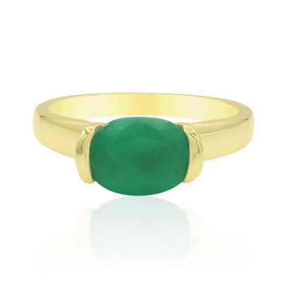 Bague en or et Emeraude de Zambie