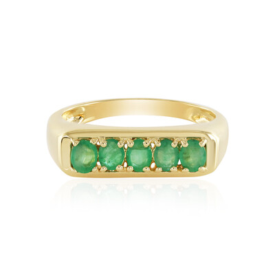 Bague en argent et Emeraude de Socoto