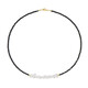 Collier en argent et Quartz blanc