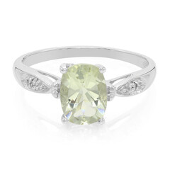 Bague en argent et Orthose