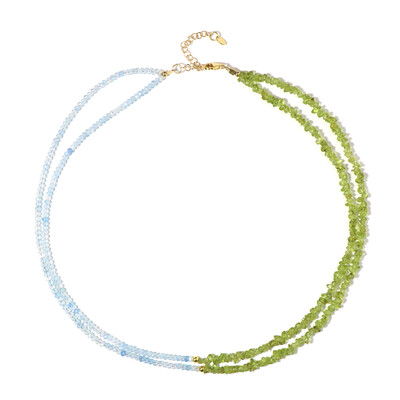Collier en argent et Péridot