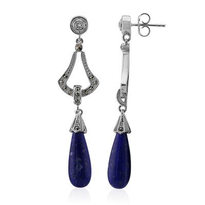 Boucles d'oreilles en argent et Lapis-Lazuli (Annette classic)