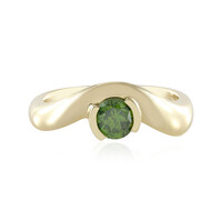 Bague en or et Diamant vert I1 (de Melo)