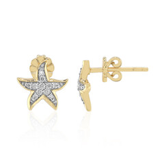 Boucles d'oreilles en or et Diamant VVS1 (G)