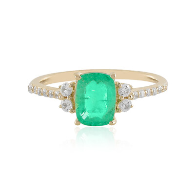 Bague en or et Emeraude de Russie